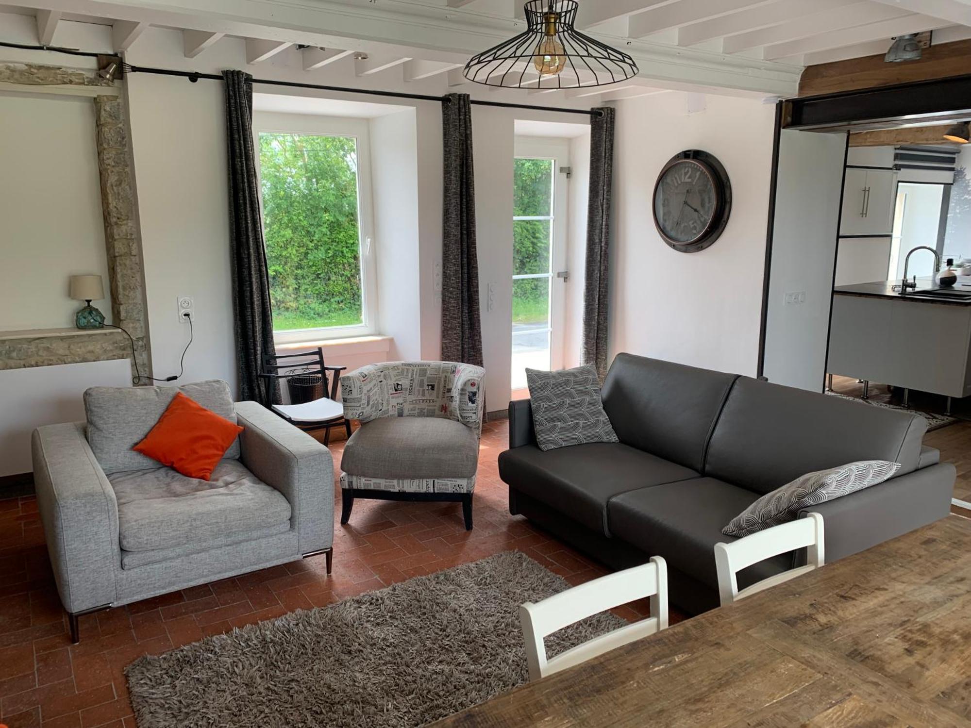 Comfortable House For 6 Guests In Saint-Come-Du-Mont Villa ภายนอก รูปภาพ